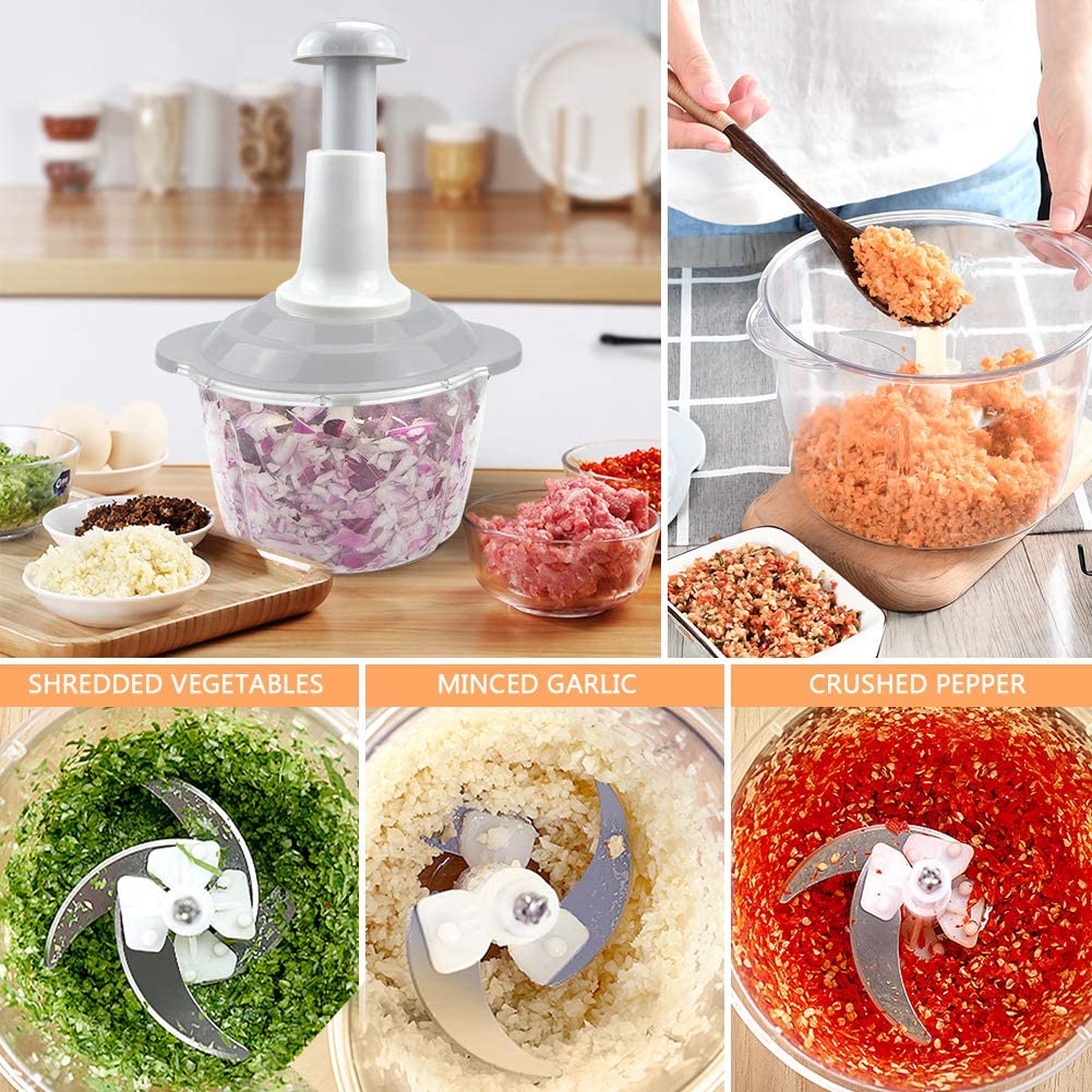 9-in-1 Vegetable Chopper, Cutter, Slicer & Grater - Multi-Function Kitchen